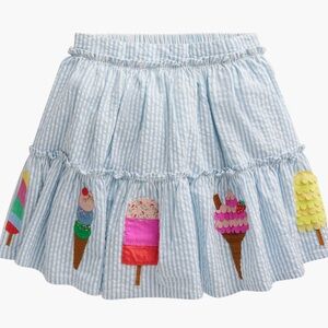 Mini Biden appliqué skirt